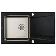 Zlewozmywaki - Deante Prime ZSR G113 860x500 mm czarny - miniaturka - grafika 1