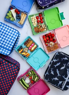 Śniadaniówka / lunchbox dziecięcy Yumbox Snack - true blue / tucan tray - Lunch boxy - miniaturka - grafika 3