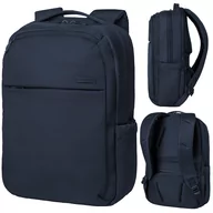 Plecaki szkolne i tornistry - Plecak 2-komorowy biznesowy Coolpack bolt navy blue - miniaturka - grafika 1