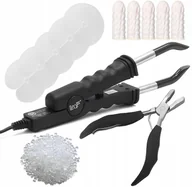 Ozdoby do włosów - Zgrzewarka przedłużanie włosów keratyna łącza na gorąco zagęszczanie ZESTAW - miniaturka - grafika 1