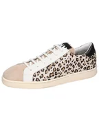 Trampki męskie - MELVIN & HAMILTON Skórzane sneakersy "Jaxson 5" w kolorze beżowo-biało-czarnym - miniaturka - grafika 1