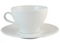Filiżanki - Lubiana Filiżanka ze spodkiem do kawy lub herbaty - Paula 290ml - miniaturka - grafika 1