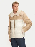 Kurtki męskie - Guess Kurtka zimowa M4BL37 WGJL0 Beżowy Regular Fit - miniaturka - grafika 1