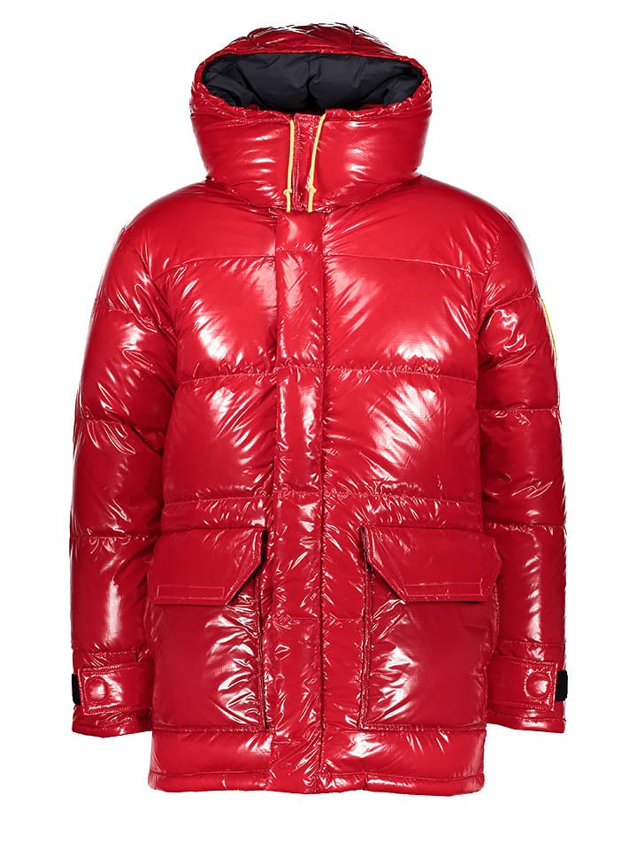 The North Face Kurtka puchowa w kolorze czerwonym