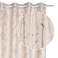 Zasłony - Jasny Beż Zasłona Welurowa 140x250 Marmy - miniaturka - grafika 1