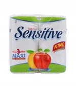 Ręczniki papierowe - Sensitive King Ręcznik Kuchenny Papierowy 2 ROLKI - miniaturka - grafika 1