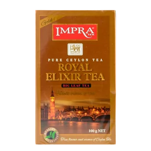 Impra Imperial Tea Herbata liściasta, czarna Royal Elixir Gold, 100 g - Herbata - miniaturka - grafika 1