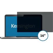 Filtry prywatyzujące - Kensington Filtr prywatyzujący 2-stronny zdejmowany do monitora 16" 16:9 - miniaturka - grafika 1