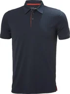 Koszulki męskie - Helly Hansen T-shirt HELLY HANSEN Kensington Tech Polo, dark blue XL - miniaturka - grafika 1
