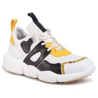 Sneakersy damskie - Sneakersy GINO ROSSI - 33312-76 Yellow - grafika 1