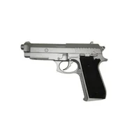Amunicja i osprzęt ASG - Pistolet 6mm Cybergun PT92 silver Co2 BAX tout metal - miniaturka - grafika 1