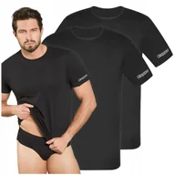 Koszulki męskie - KAPPA koszulka męska T-shirt krótki rękaw sportowa bawełna na lato 2pak XXL - miniaturka - grafika 1