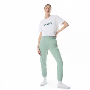 Damskie spodnie dresowe Prosto Sweatpants Innis - zielone - PROSTO - Spodnie sportowe damskie - miniaturka - grafika 1