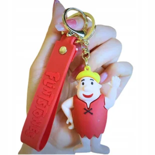 BRELOK DO KLUCZY BRELOCZEK ZAWIESZKA Flintstonowie Barney Rubble - Breloki - miniaturka - grafika 1