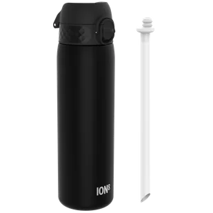 Butelka ze słomką ION8 I8RF500BLKXS Black - Bidony dla dzieci - miniaturka - grafika 1