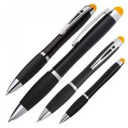 Długopisy - Długopis metalowy touch pen lighting logo LA NUCIA - miniaturka - grafika 1