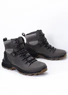 Buty trekkingowe męskie - Buty trekkingowe męskie szare ECCO EXOHIKE M MID HM - miniaturka - grafika 1