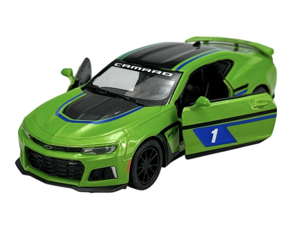 KINSMART 2017 CHEVROLET CAMARO ZL1 ZIELONY 1:38 BEZ PUDEŁKA KT5399