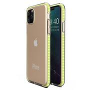 Etui i futerały do telefonów - Spring Case pokrowiec żelowe etui z kolorową ramką do iPhone 11 Pro żółty - miniaturka - grafika 1