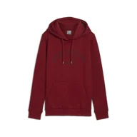 Bluzy sportowe damskie - Damska bluza z kapturem ESS+ LOGO LAB PUMA Intense Red - miniaturka - grafika 1