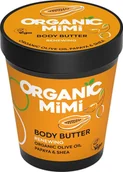 Balsamy i kremy do ciała - Organic Mimi Regenerujące masło do ciała Oliwka i Papaja 200ml - miniaturka - grafika 1