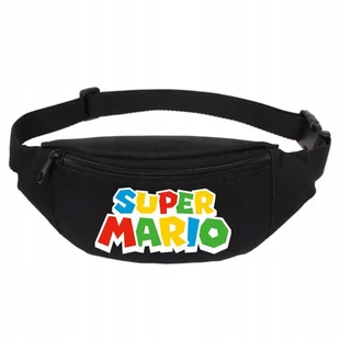 SPORTOWA NERKA CZARNA Biodrowa Prezent Dla Gamera Fana Gier SUPER MARIO Wz - Nerki SPORTOWA NERKA CZARNA Biodrowa Prezent Dla Gamera Fana Gier SUPER MARIO Wz - Nerki - miniaturka - grafika 1