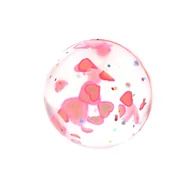 Piłki dla dzieci - DUŻA PIŁKA KAUCZUKOWA SKACZĄCA PIŁECZKA 4cm - miniaturka - grafika 1