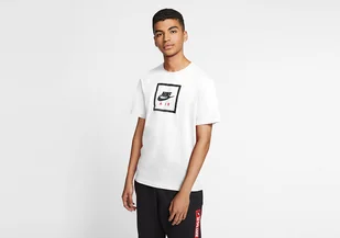 Nike Sportswear Air Tee White - Koszulki męskie - miniaturka - grafika 1