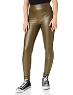 Legginsy - VERO MODA Damskie legginsy VMGAYA MR PL Fleece Color, Peat, M/34 - miniaturka - grafika 1