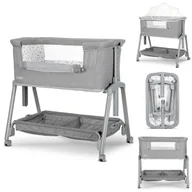 Łóżeczka i kojce - ŁÓŻECZKO DOSTAWNE 2W1 DO SYPIALNI REGULOWANE 0+ LORELLI LAYLA - miniaturka - grafika 1