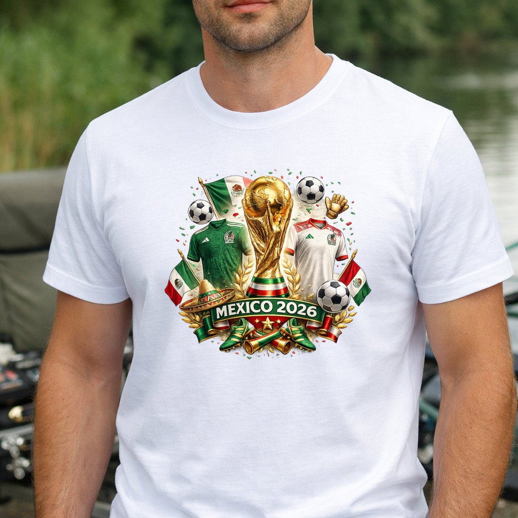 Koszulka WORLD CUP 2026 MEKSYK kolor biały rozmiar XXL