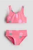 Stroje kąpielowe dla dziewczynek - H & M - Kostium bikini z nadrukiem - Różowy - H&M - miniaturka - grafika 1