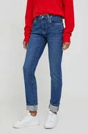 Spodnie damskie - Pepe Jeans jeansy damskie kolor niebieski - miniaturka - grafika 1
