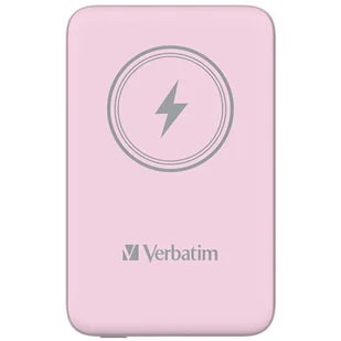 Verbatim Charge 'n' Go 10000mAh Wireless Magnetic różowy - Powerbanki - miniaturka - grafika 2