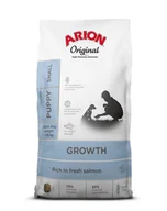 Sucha karma dla psów - ARION Original Growth Puppy Small Salmon Rice 2 kg - miniaturka - grafika 1