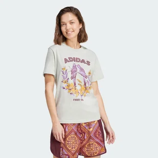 Koszulka adidas X FARM Graphic 2 - Koszulki sportowe damskie - miniaturka - grafika 1