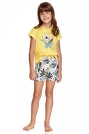 Piżamy dla dziewczynek - Taro Hania 2201 żółta piżama dziewczęca - miniaturka - grafika 1
