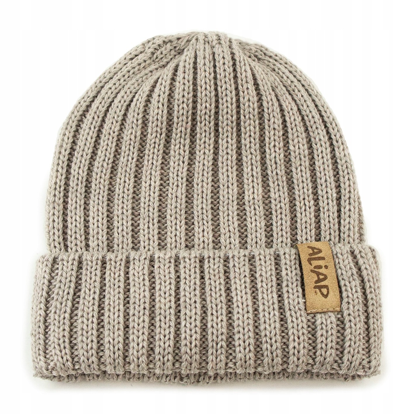 Aliap Czapka dziecięca rozm .50-52/ Beż Wełna merino 100% 2-8 lat