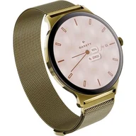 Smartwatch - Garett Verona 2 Złoty Mesh - miniaturka - grafika 1