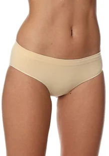 Brubeck Figi damskie Hipster HI00043A Comfort Cotton beżowe r. M - Bielizna sportowa damska - miniaturka - grafika 1