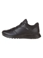 Trampki damskie - Ecco Skórzane sneakersy "Exostride" w kolorze czarnym - miniaturka - grafika 1