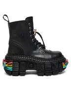 Glany damskie - NEW ROCK Glany M-WALL083CCT-S8 Czarny - miniaturka - grafika 1