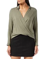 Koszule damskie - New Caro Damska koszula Daniela, ZIELONY, XL - miniaturka - grafika 1