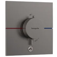 Baterie podtynkowe - HANSGROHE 15575340 ShowerSelect Comfort E Bateria termostatyczna, podtynkowa do 1 odbiornika z dodatkowym wyjściem Czarny Chrom Szczotkowany - miniaturka - grafika 1