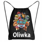 Plecaki worki - Worek Szkolny Workoplecak WF Do Przedszkola Szkoły PSI PATROL + IMIĘ 3 - miniaturka - grafika 1