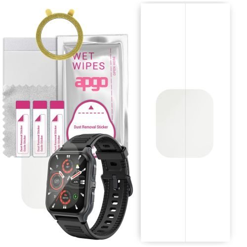 1x folia hydrożelowa MATOWA do Colmi P73 - apgo Smartwatch Hydrogel MATTE Protection Ochrona na ekran smartwatcha