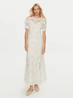 Sukienki - YAS Sukienka koktajlowa Elza 26035567 Écru Regular Fit - miniaturka - grafika 1