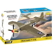 Klocki - Klocki plastikowe COBI Historical Collection World War II Mustang P-51B COBI-5869 - miniaturka - grafika 1