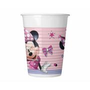 Dekoracje i nakrycia stołu na imprezę - Godan Kubeczki plastikowe Minnie Junior 200 ml 8 szt. - miniaturka - grafika 1