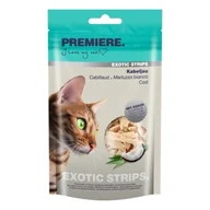 Przysmaki dla psów - PREMIERE Exotic Strips z kokosem 12 x 50 g Dorsz: - miniaturka - grafika 1